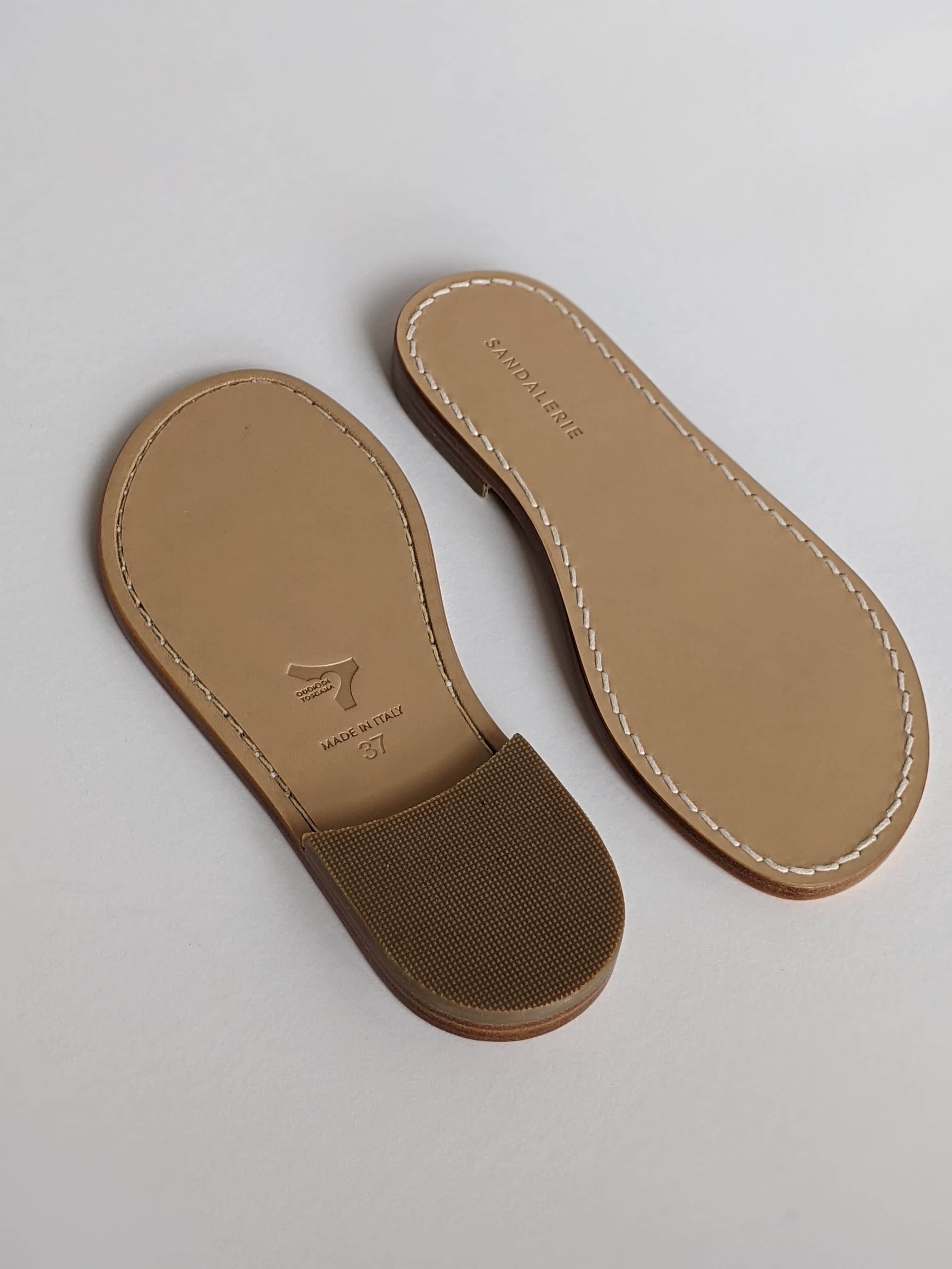 Hochwertige Ledersohlen aus Italien