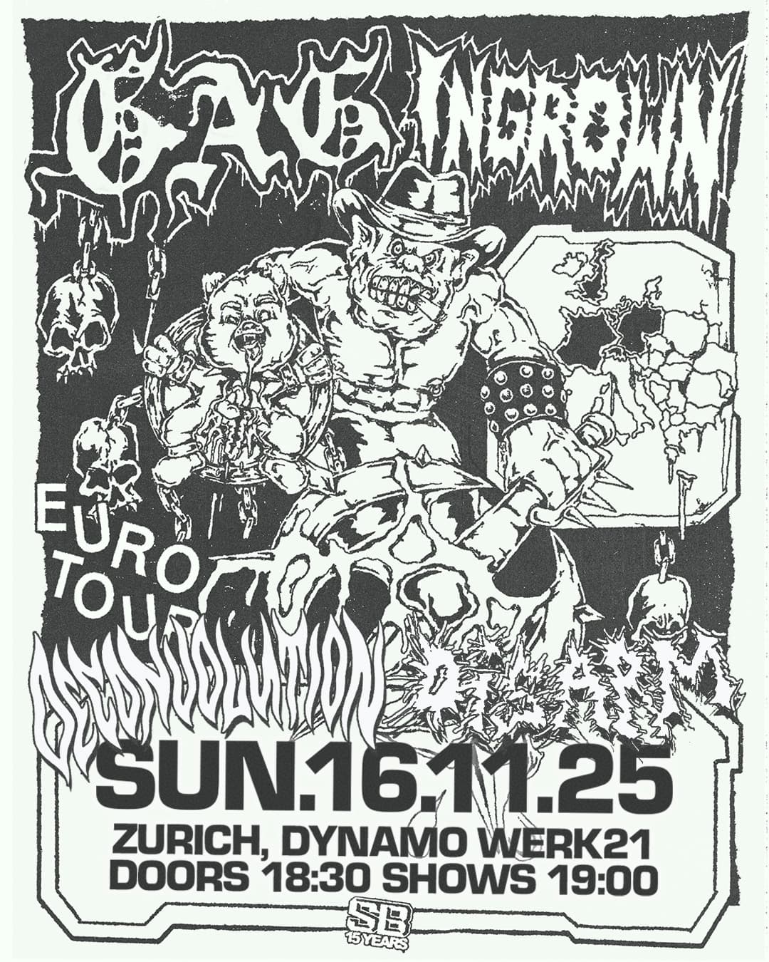 GAG (USA) & INGROWN (USA) & DECONVOLUTION (CH) & DISARM (CH)