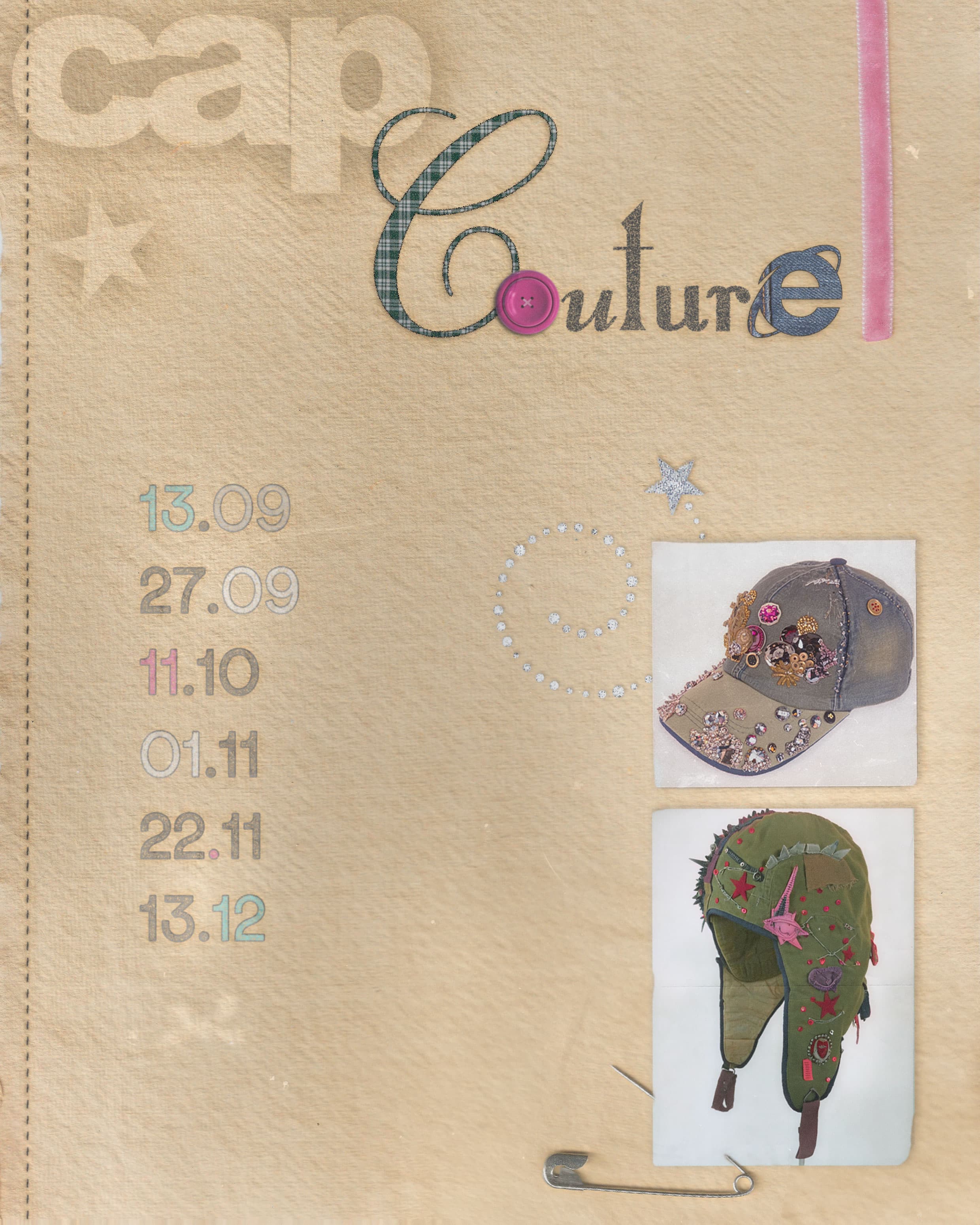 Cap Couture. Verwandle und style dini Hat