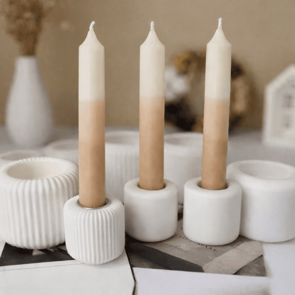 Kerzenständer aus Jesmonite