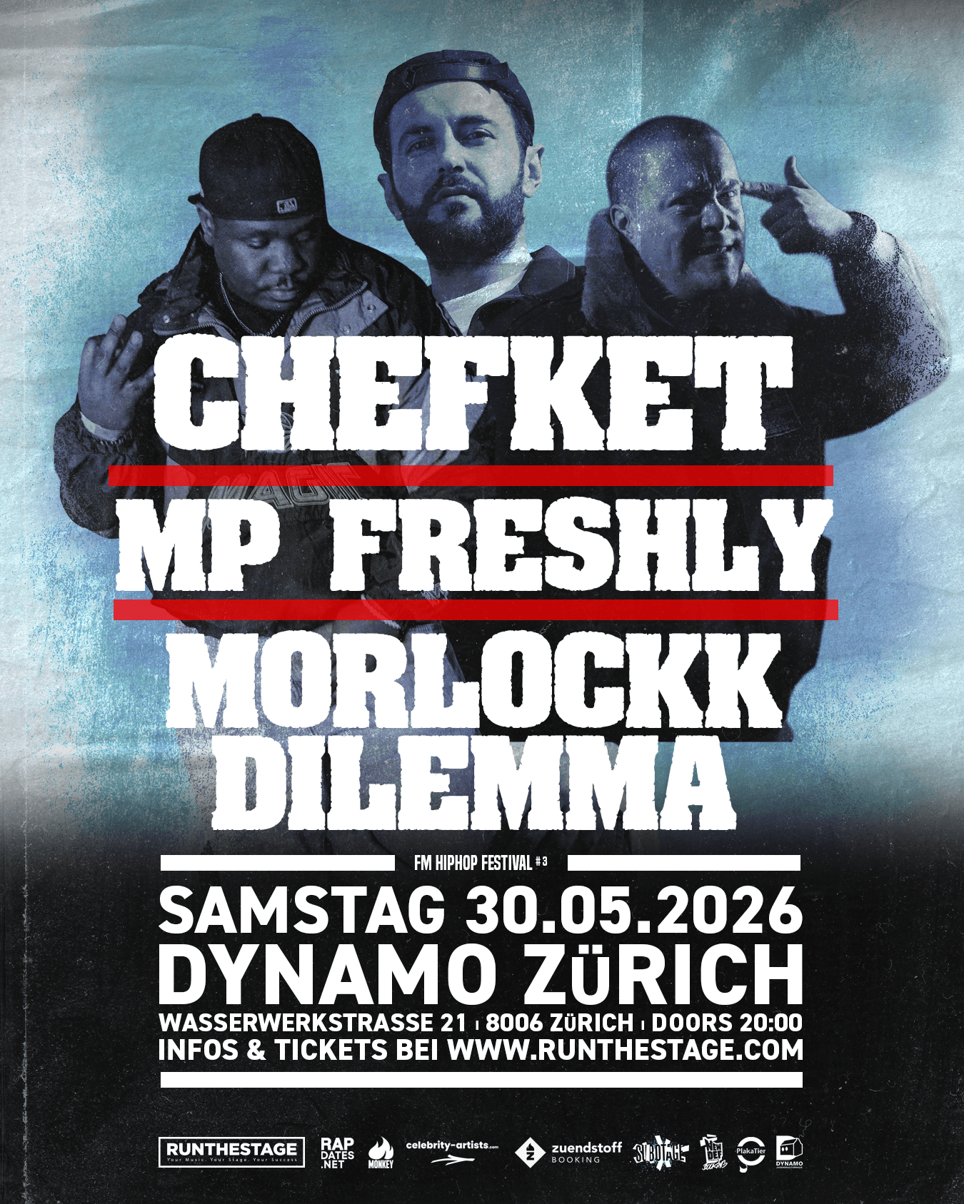 Chefket, Morlockk Dilemma, MP Freshly am FM Hip-Hop Festival no.3