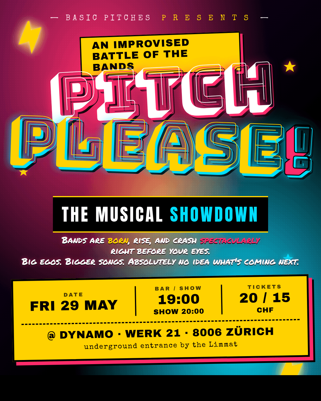 PITCH PLEASE! The musical showdown