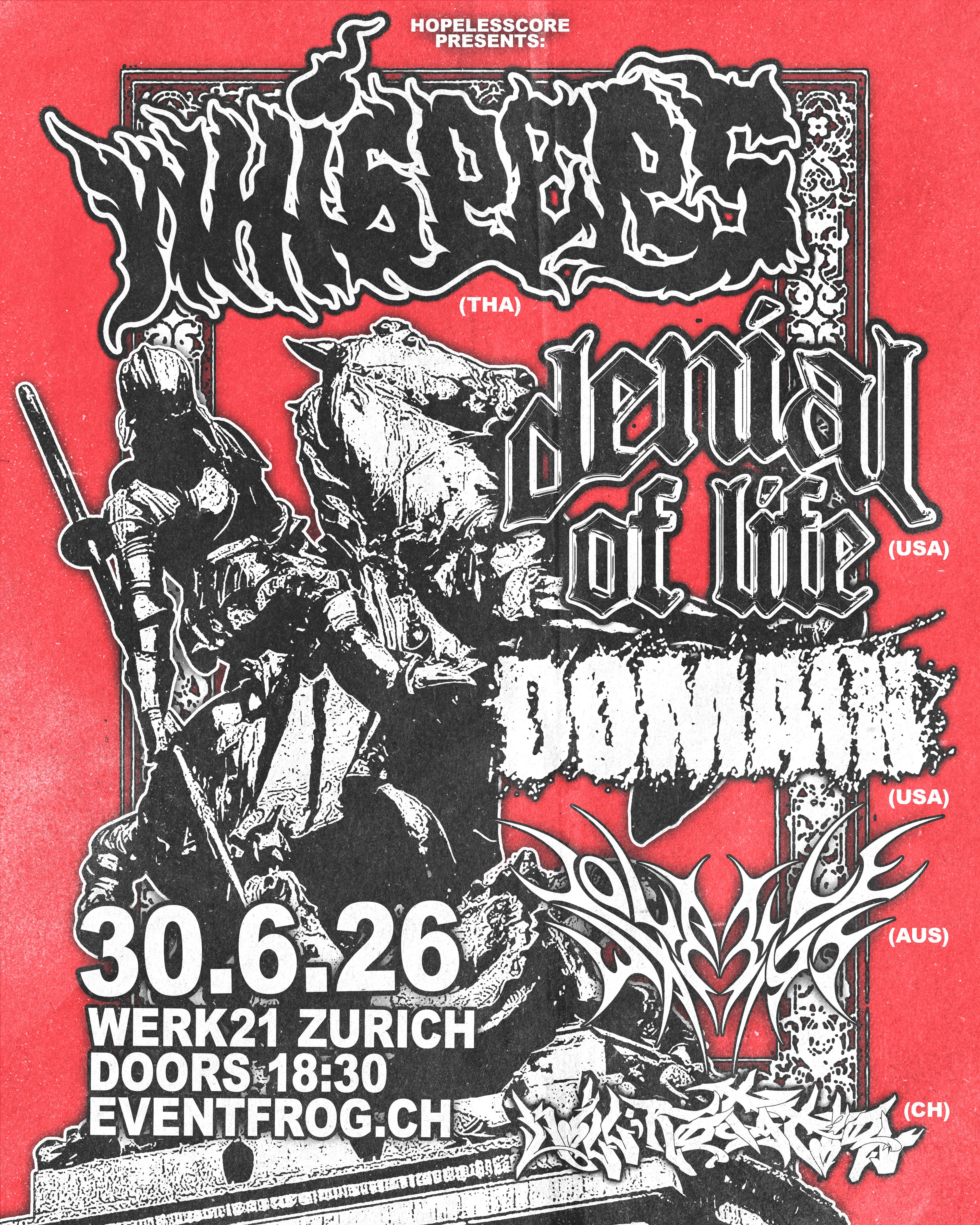 WHISPERS + DENIAL OF LIFE + DOMAIN + VOLATILE WAYS + KILL ROTATION