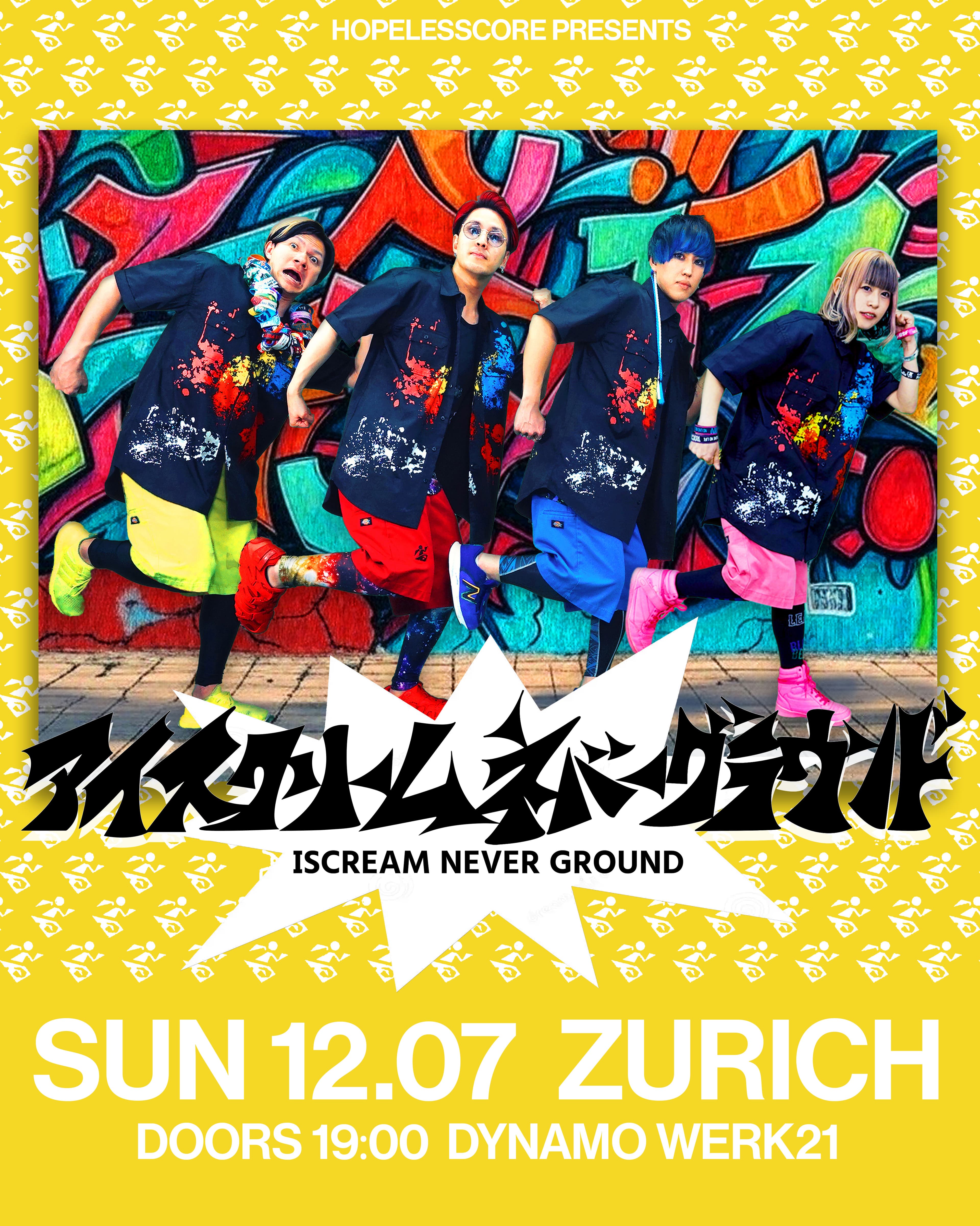 ISCREAM NEVER GROUND (Rock/Hardcore/Metalcore from Osaka)