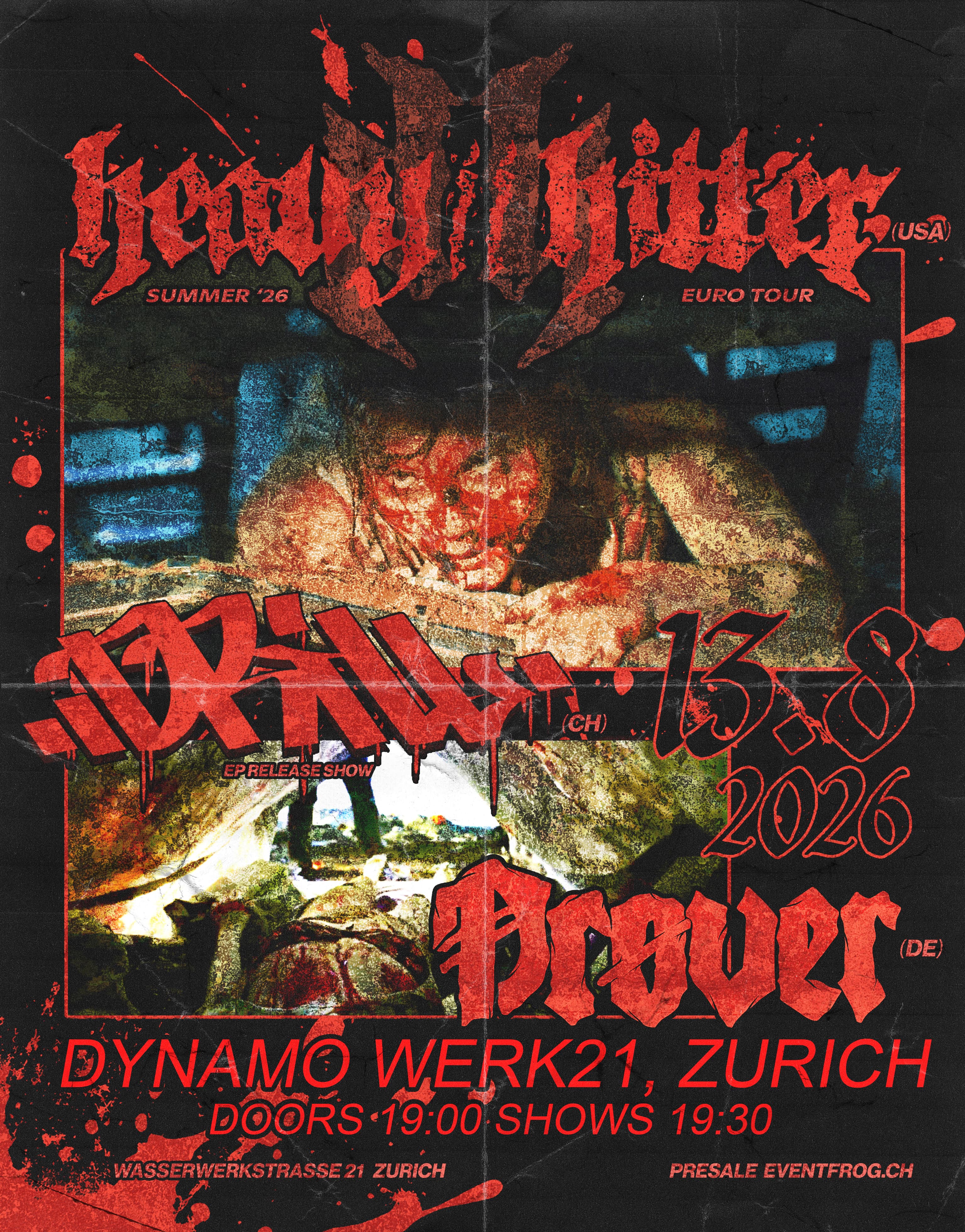 Heavy//Hitter (USA) w/ Drill (CH) & Drøver (DE)