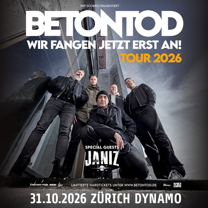 Betontod – Wir fangen jetzt erst an! Tour 2026