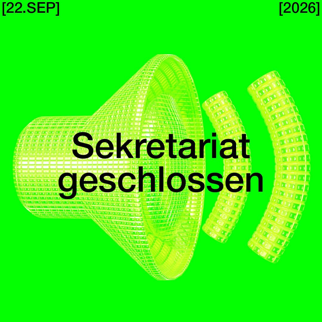 Sekretariat geschlossen