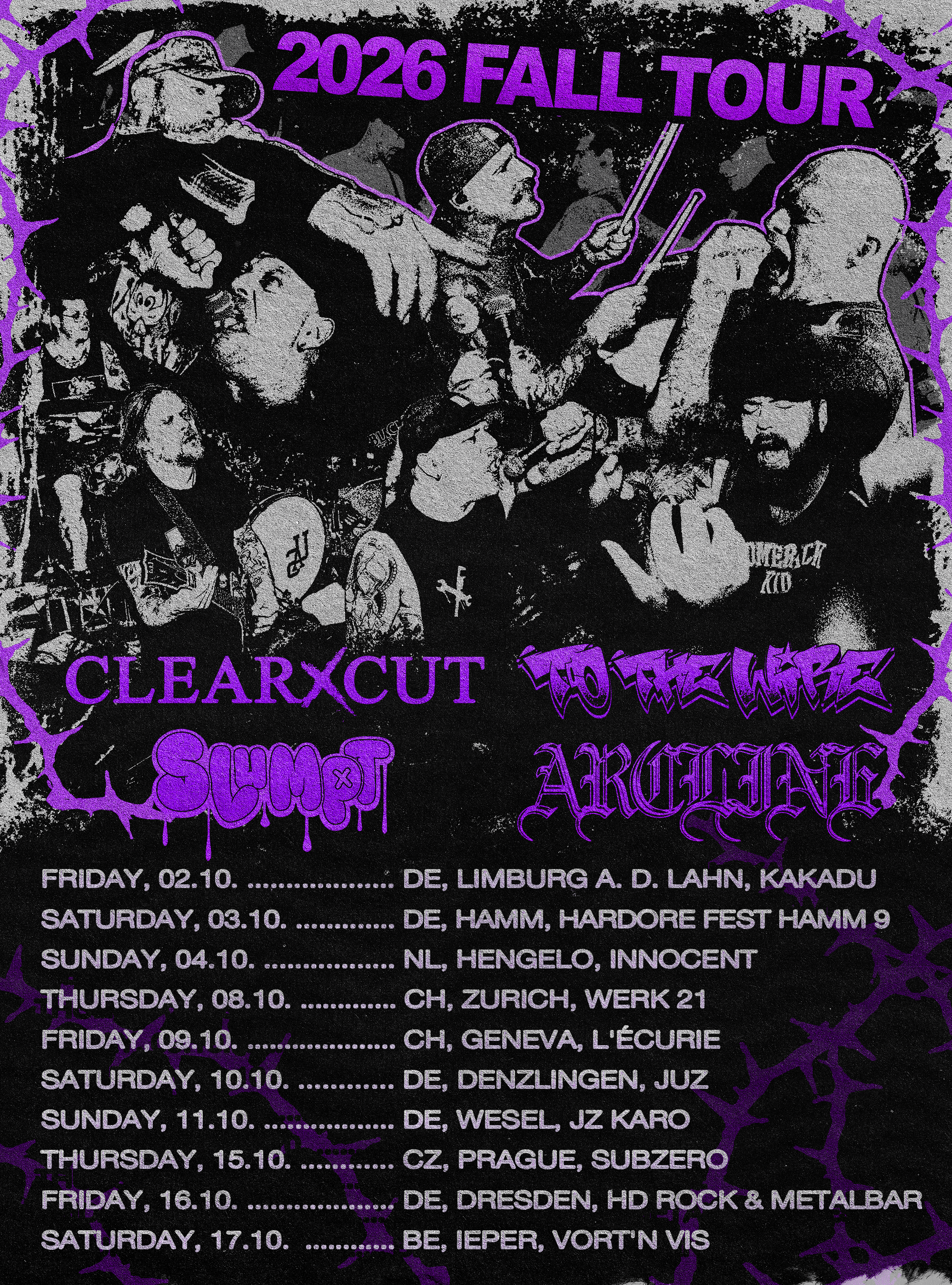 TO THE WIRE, CLEARXCUT, SLUMPT909, ARCLINE,